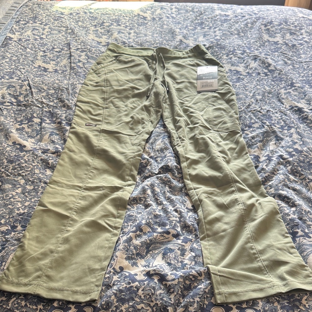Grey's Anatomy Olive Green Cargo Scrub Pants with Drawstring Waist